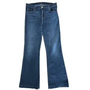 J Brand Maria Flare Hi Rise Denim Stretch Jeans Embrace Size 30